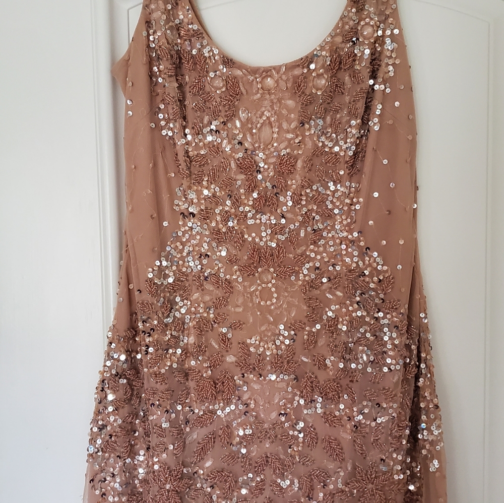 Embellished Caché Mauve Pink Dress